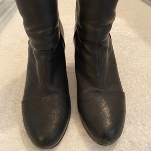 Rag & Bone Newbury Booties - black leather, size 38